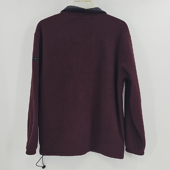 Izod Perform X Men's Burgundy Pullover Size Large - Picture 2 of 8